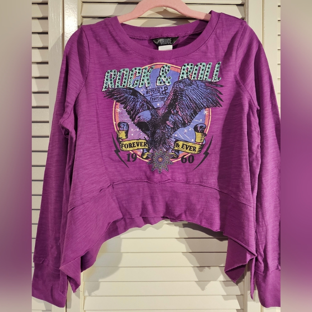 Truce Kid's Rock 'n' Roll Embellished Long Sleeve, Size 7-8